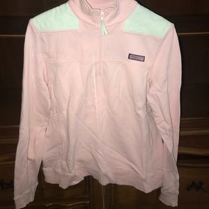 Pink and green vineyard vines shep shirt